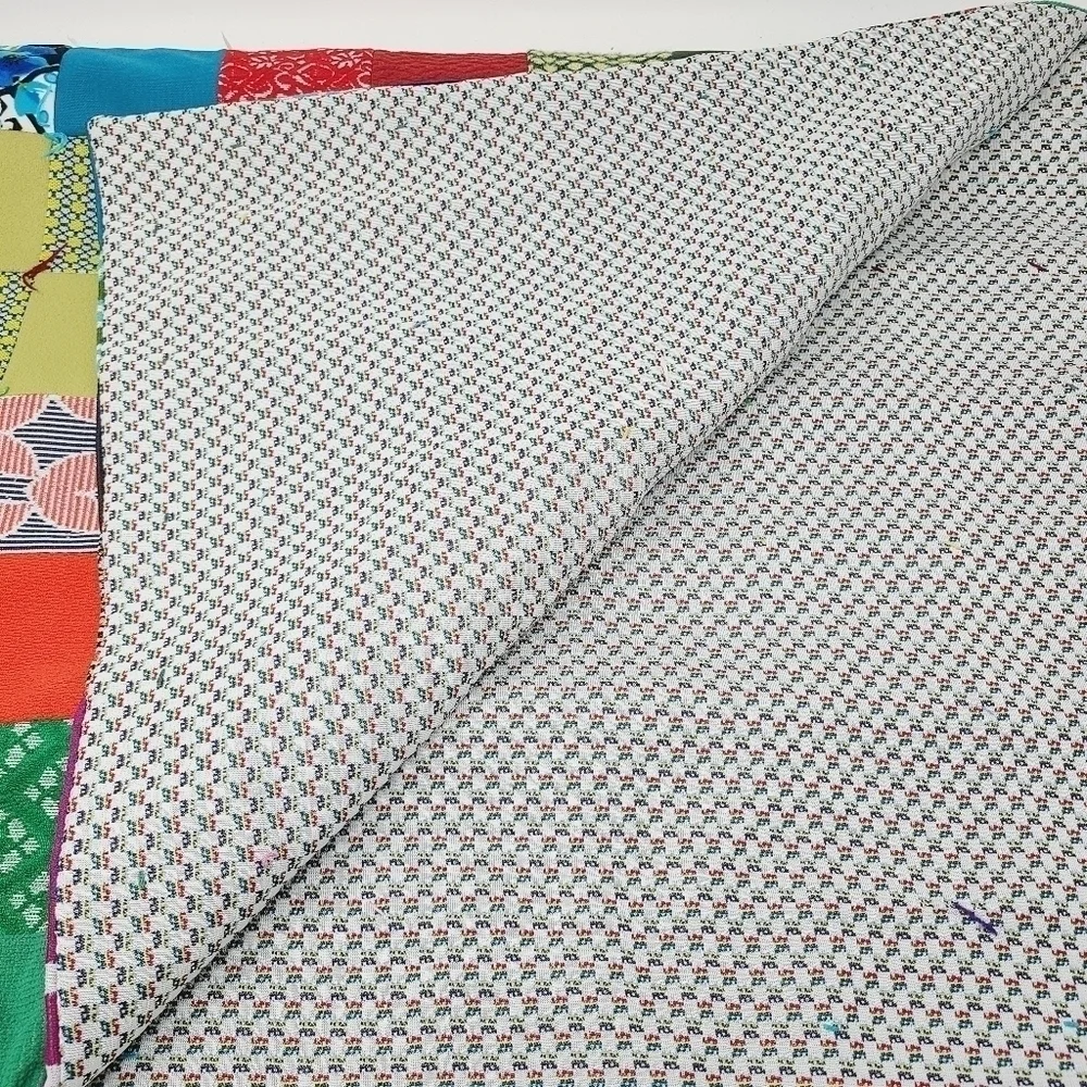 Unbranded | Multicolored Mixed Print Patchwork Handmade Blanket (One Size)